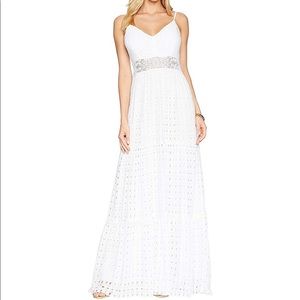 Lilly Pulitzer white Melody Maxi XS